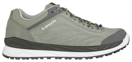 Lowa Alltag-Travelschuhe Malta Low GTX (Veloursleder, wasserdicht) seegrasgrün/jade Damen